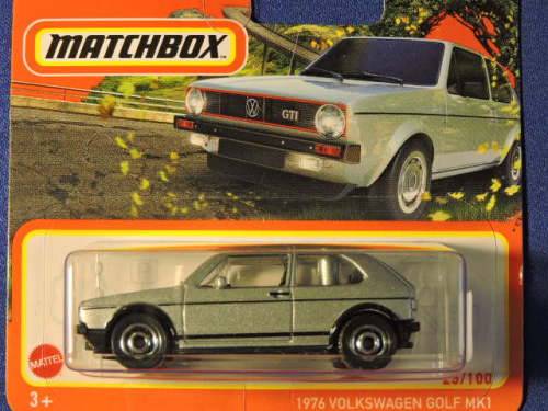 Matchbox VW Volkswagen Golf GTi MK1  ( Silver )  Like Hot Wheels