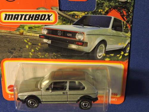 Matchbox VW Volkswagen Golf GTi MK1  ( Silver )  Like Hot Wheels