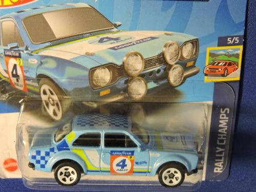 Hot Wheels Ford Escort RS 1600 ( Blue no # )