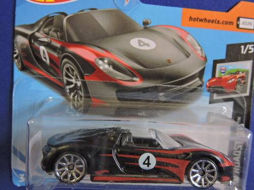 Hot Wheels PORSCHE 918 Spyder ( Black #4 )