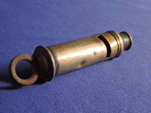 Vintage WHISTLE with engraving SAP  S A P