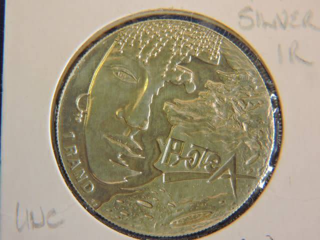 UNC 1997 Protea R1 Silver Coin  Women  Low mintage coin
