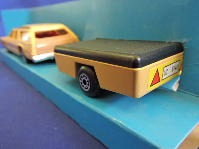 Matchbox K-68 SuperKings Dodge Monaco and Trailer 1/43 like Corgi like Dinky Toys