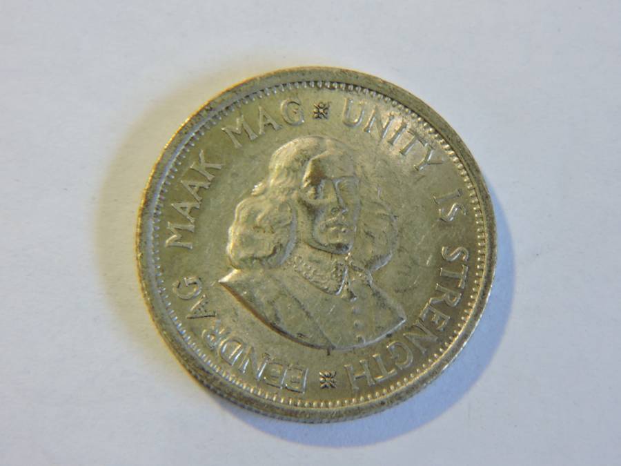 1964 SA 10 cent Silver coin  # Excellent condition #