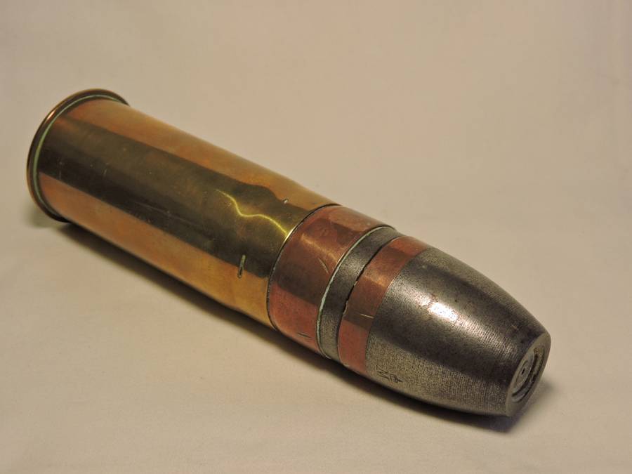 Military Cannon shells and heads like Pom Pom used during Boer War. x 2 Both deactivated