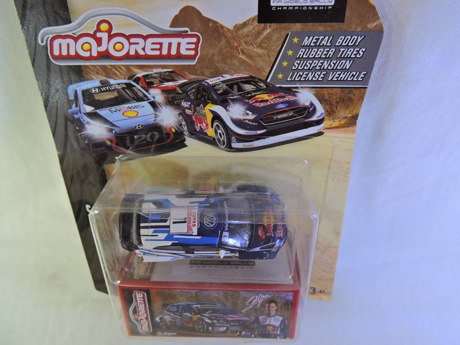 Majorette Volkswagen VW Polo ( S. Ogier Rally car ) MIB like Hot Wheels