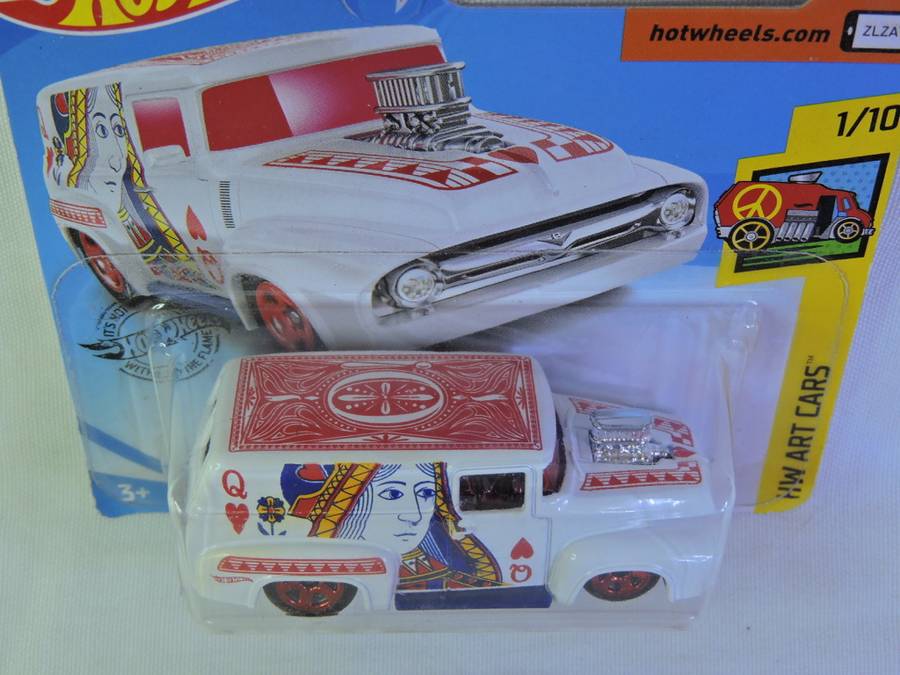 Hot Wheels FORD F-150 Van ( Queen of Hearts )
