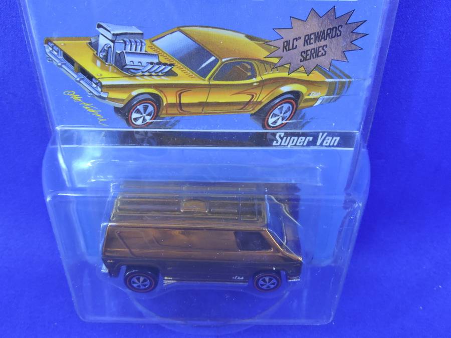 Hot Wheels SUPER CHROMES Super Van ( Gold ) 2010 RLC Rewards Series 1869/3072