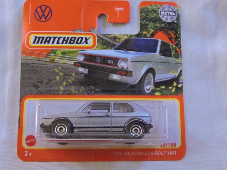 Matchbox Volkswagen VW Golf GTi  MK1 ( Silver ) Like Hot Wheels