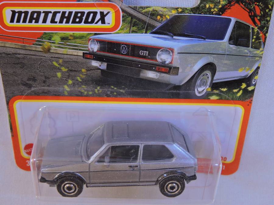 Matchbox Volkswagen VW Golf GTi  MK1 ( Silver ) Like Hot Wheels
