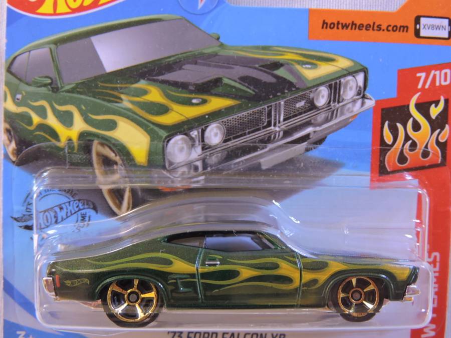 Hot Wheels FORD Falcon X8 ( Green Yellow flames )