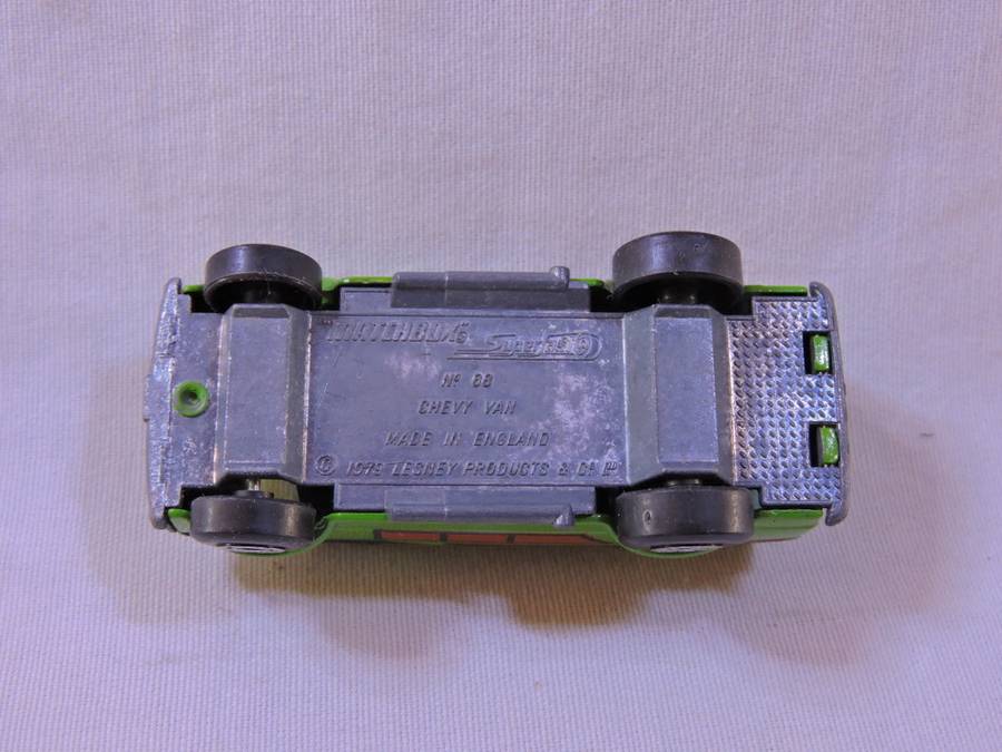 Matchbox Superfast #68 Chevy Van ( Rare Green Chevy ) Looks like The A Team Van like Hot Wheels