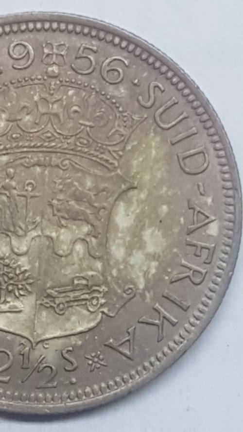 1956 Half Crown South Africa Silver Coin   # CRAZY BARGAIN COIN  #