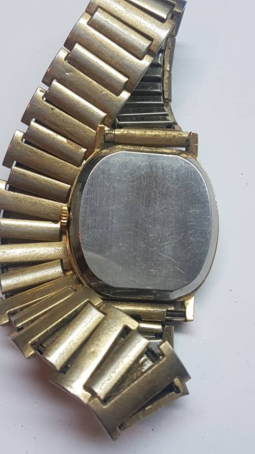 Omega De Ville Mens Automatic Watch with Date. Gold plated.