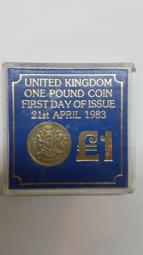 UK one pound coin 1983