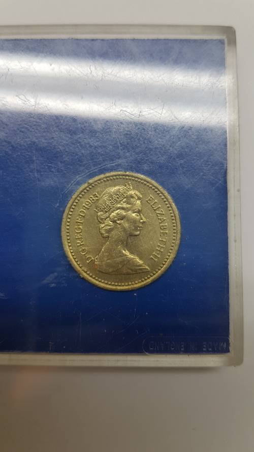 UK one pound coin 1983