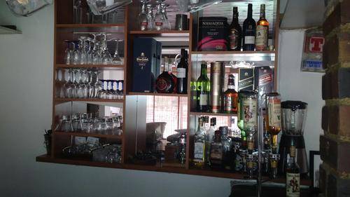 Cherry Wood Bar Cabinet