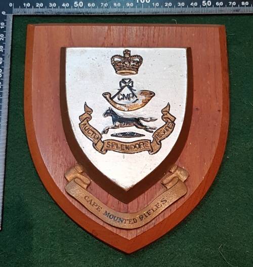 CAPE MOUNTED RIFLES PLAQUE