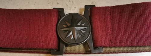 SPECIAL FORCES STABLE BELT & BUCKLE
