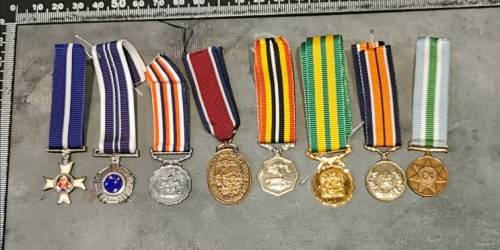 SADF MINIATURE MEDAL LOT