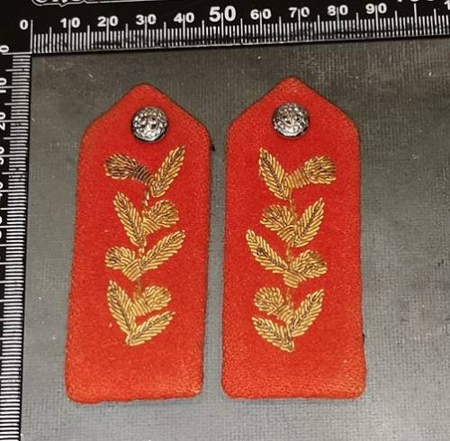 SADF GENERALS GORGET SET