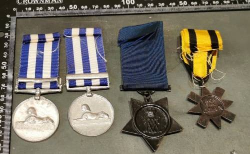 COPY LOT OF 4 VICTORIAN CAMPAIGN MEDALS