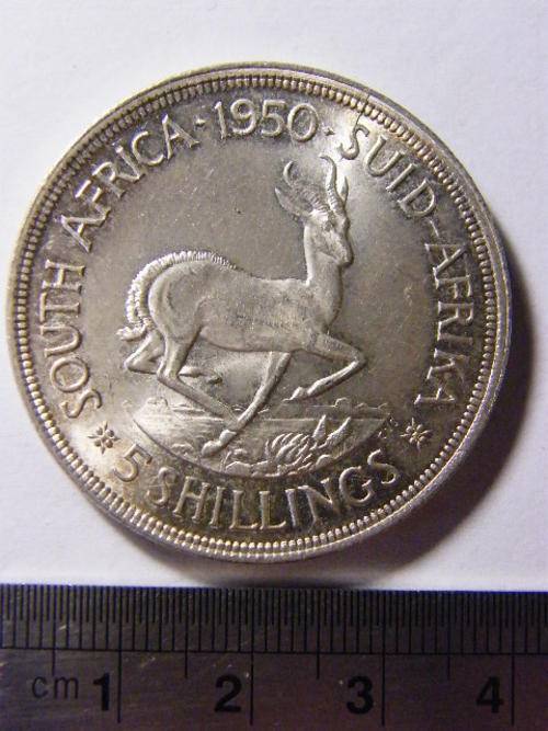 1950 5 SHILLING,NICE COIN.