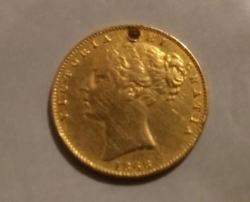 1868 SOVEREIGN 22ct GOLD( reserve for ChrPie3021)