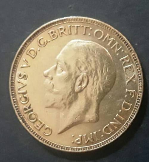 1931 SOUTH ARFICAN SOVEREIGN , 22ct AND 7,9g.