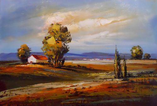 VERNON, "NEAR HARRISMITH II"  OIL PAINTING !!!!!!! R4 500-00 !!!!!!