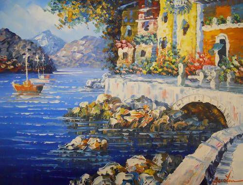 22CM X 28CM , CANVAS OIL PAINTING,  !!! R800-00 !!!