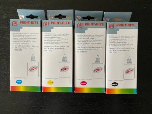 PRINT RITE ink jet + ink tank ink | Set of 4(See description)