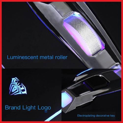 AULA S22 GAMING MOUSE 7 BUTTON PROGRAMMABLE MOUSE WITH LED LIGHT