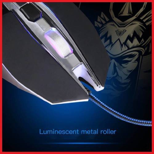 AULA S22 GAMING MOUSE 7 BUTTON PROGRAMMABLE MOUSE WITH LED LIGHT