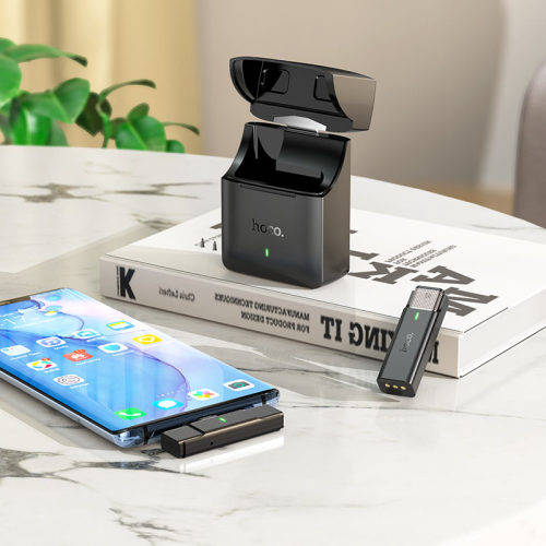 Hoco S31-TC Wireless Lavalier Microphone and Receiver -Type C Connecter