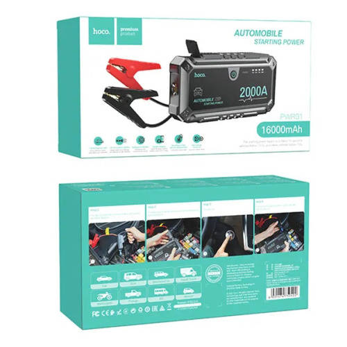 Hoco Car Jump Starter Power Bank PWR01  Black