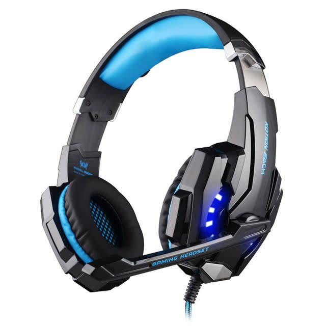 Kotion G9000 Gaming Headphones with Mic - Blue