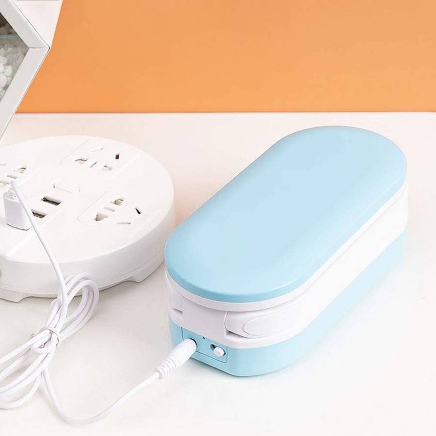 Foldable Rechargeable LED Table Lamp - Blue