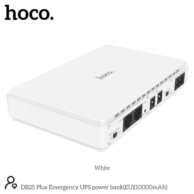 HOCO Smart Mini DC UPS & Powerbank 10000mAh -DB25 Plus