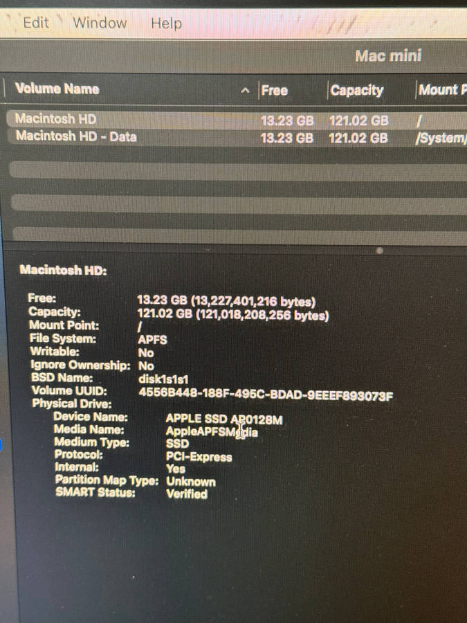 2018 Apple Mac Mini 3.6GHz Quad Core i3 - 128GB SSD - 8GB ram In Box