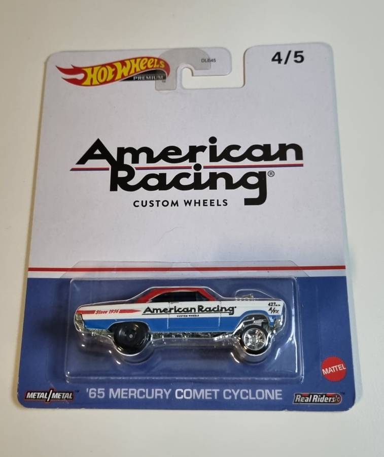 Hot Wheels Premium 65 Mercury Comet Cyclone American Racing