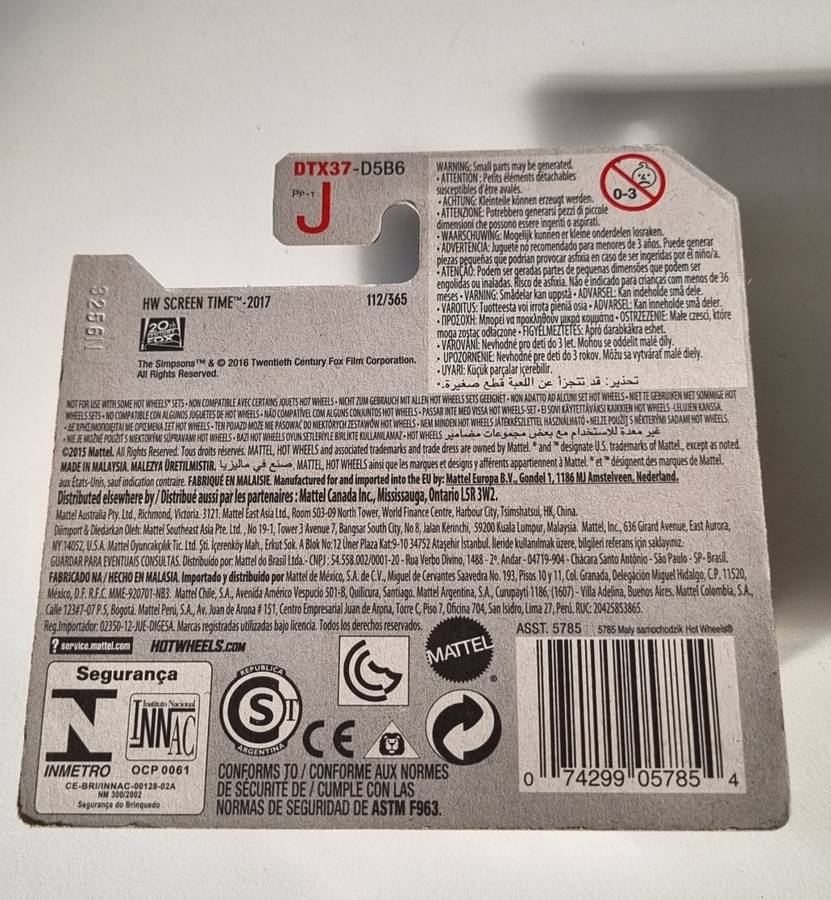 Hot Wheels The Simpsons