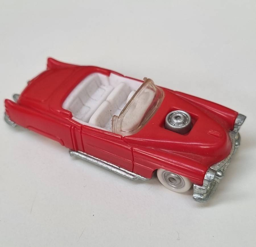 Hot Wheels 1993 Gas Hog 1950 Cadillac Red convertible McDonalds Happy Meal