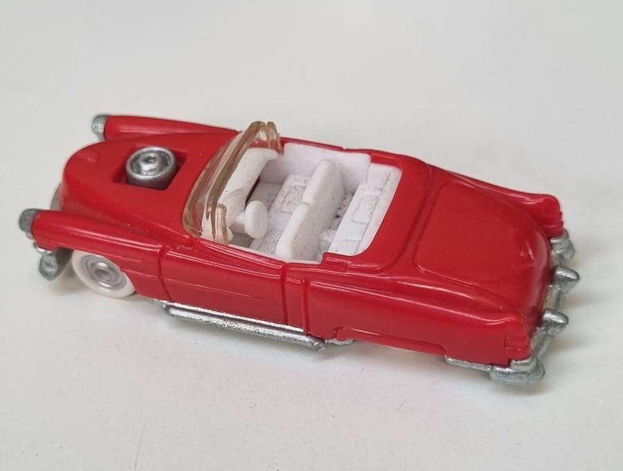 Hot Wheels 1993 Gas Hog 1950 Cadillac Red convertible McDonalds Happy Meal
