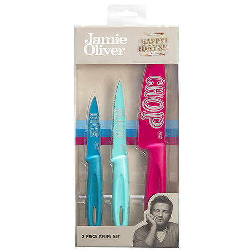 Jamie Oliver "Happy Days!" 3 Piece Kitchen Knife Set
