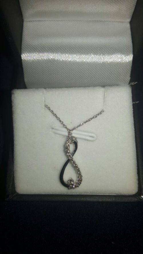 **INFINITY DESIGN [R17679]** DIAMOND PENDANT [0.200ct]