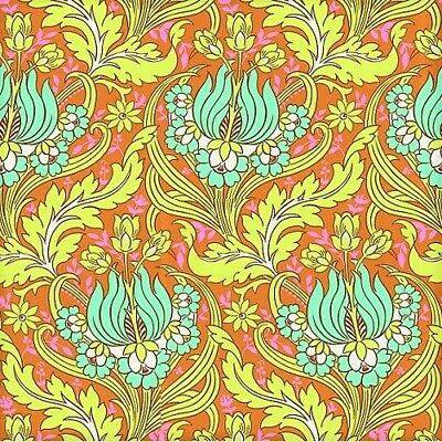 Amy Butler Soul Blossoms Quilting Fabric (Temple Tulips in cinnamom) 1 yard - Rare OOP