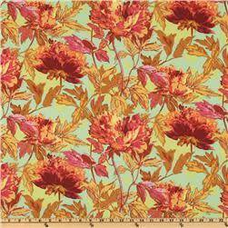 Amy Butler Soul Blossoms Quilting Fabric (Twilight Peony in saffron) 1.5 yard - Rare OOP