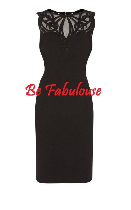 READY MADE black red blue pencil evening cocktail party dress size S M L