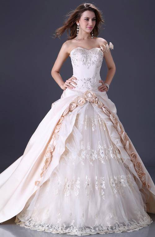 AFFORDABLE collection CHAMPAGNE off shoulder lace up back Wedding dress !!!